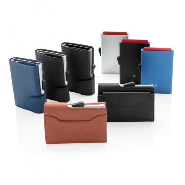 Logo trade promotional merchandise picture of: C-Secure aluminium RFID card holder