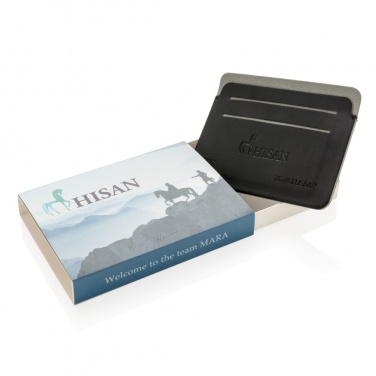 Logo trade promotional merchandise photo of: Quebec RFID safe cardholder