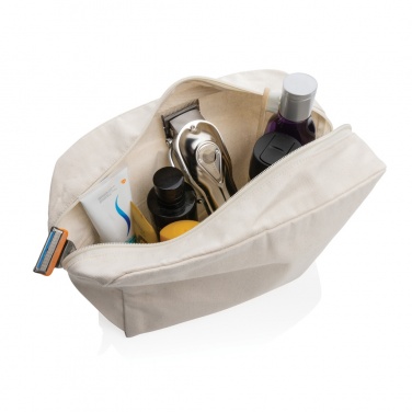 Logotrade business gift image of: Impact Aware™ 285 gsm rcanvas toiletry bag undyed
