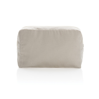 Logotrade promotional giveaway image of: Impact Aware™ 285 gsm rcanvas toiletry bag undyed