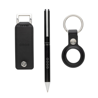 Logotrade promotional item image of: SP Tula RCS certified rPU 3 piece deluxe gift set