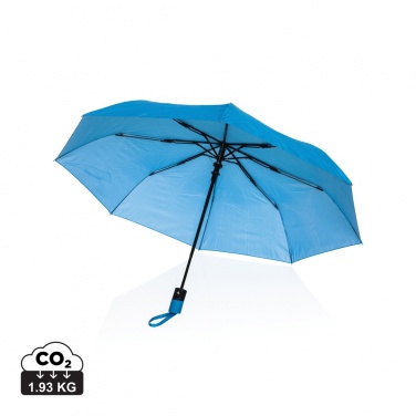 Logo trade promotional products picture of: 21" Impact AWARE™ 190T mini auto open umbrella