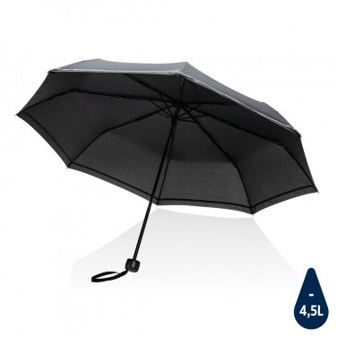 Logotrade corporate gift picture of: 20.5"Impact AWARE™ RPET 190T pongee mini reflective umbrella