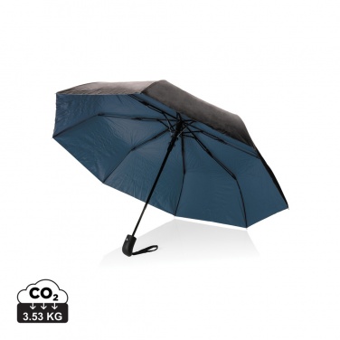 Logotrade promotional product image of: 21" Impact AWARE™ RPET 190T Pongee dual colour mini umbrella