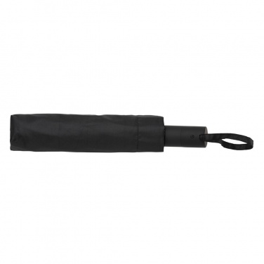 Logo trade business gifts image of: 21" Impact AWARE™ RPET 190T mini auto open umbrella