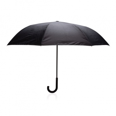 Logo trade business gifts image of: 23" Impact AWARE™ RPET 190T reversible umbrella