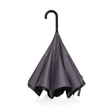 Logo trade advertising products picture of: 23" Impact AWARE™ RPET 190T reversible umbrella