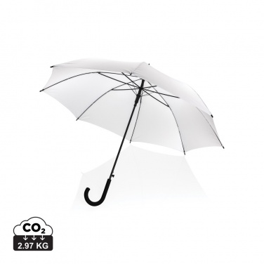 Logo trade corporate gifts image of: 23" Impact AWARE™ RPET 190T standard auto open umbrella