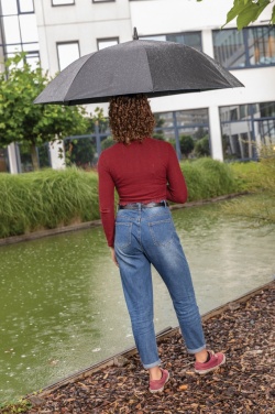 Logo trade promotional giveaways image of: 27" Impact AWARE™ RPET 190T dual colour auto open umbrella