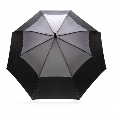Logo trade corporate gift photo of: 27" Impact AWARE™ RPET 190T auto open stormproof umbrella