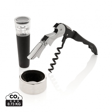 Logo trade corporate gifts image of: Vino Sommelier set 3pc