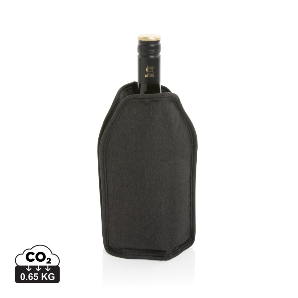 Logo trade promotional merchandise image of: Vino AWARE™ RPET wine cooler sleeve