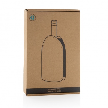 Logo trade promotional merchandise image of: Vino AWARE™ RPET wine cooler sleeve