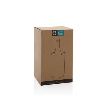 Logo trade promotional gifts picture of: Vino RCS certified recycled stainless steel wine bucket