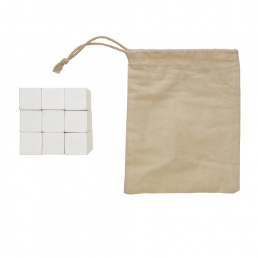 Logo trade advertising product photo of: Wooden brain game in canvas pouch