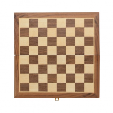 Logotrade promotional item picture of: Luxury wooden foldable chess set
