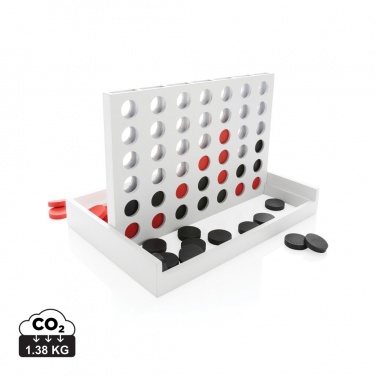 Logo trade corporate gifts image of: Connect four wooden game