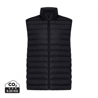 Logo trade corporate gift photo of: Iqoniq Meru men recycled polyester bodywarmer