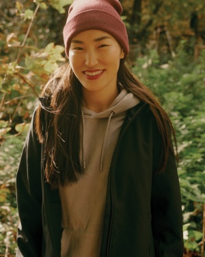 Logotrade advertising products photo of: Iqoniq Makalu women recycled polyester soft shell jacket