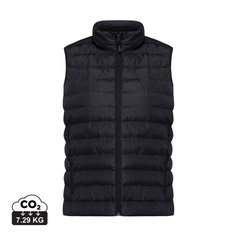 Logo trade promotional merchandise image of: Iqoniq Meru women recycled polyester bodywarmer