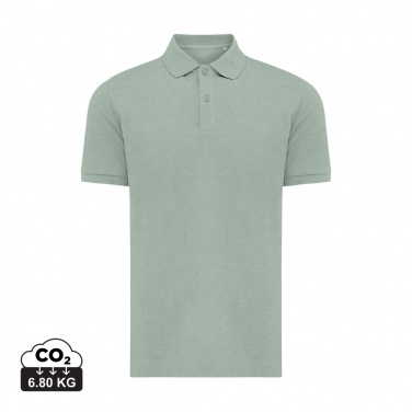 Logo trade corporate gifts picture of: Iqoniq Yosemite recycled cotton pique polo