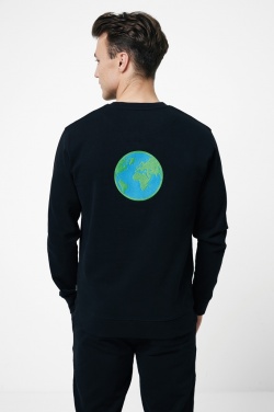 Logo trade corporate gifts image of: Iqoniq Zion recycled cotton crew neck