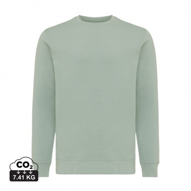 Logo trade business gift photo of: Iqoniq Etosha lightweight recycled cotton crew neck