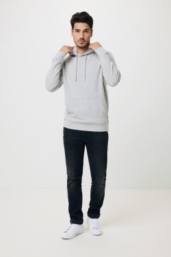 Logo trade advertising product photo of: Iqoniq Torres recycled cotton hoodie undyed