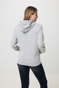 Logo trade promotional giveaway photo of: Iqoniq Torres recycled cotton hoodie undyed