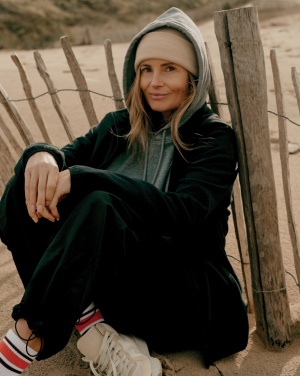 Logotrade promotional gift picture of: Iqoniq Torres recycled cotton hoodie undyed
