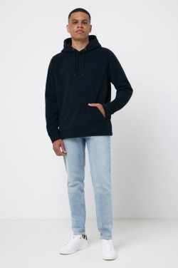 Logo trade promotional merchandise image of: Iqoniq Trivor recycled polyester microfleece hoodie