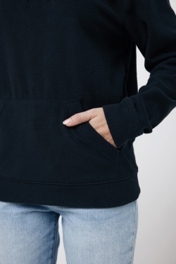 Logo trade promotional items image of: Iqoniq Trivor recycled polyester microfleece hoodie