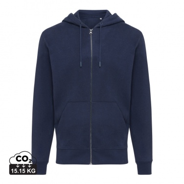 Logotrade advertising product picture of: Iqoniq Abisko recycled cotton zip through hoodie