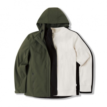 Logo trade promotional merchandise photo of: Iqoniq Diran recycled polyester pile fleece jacket