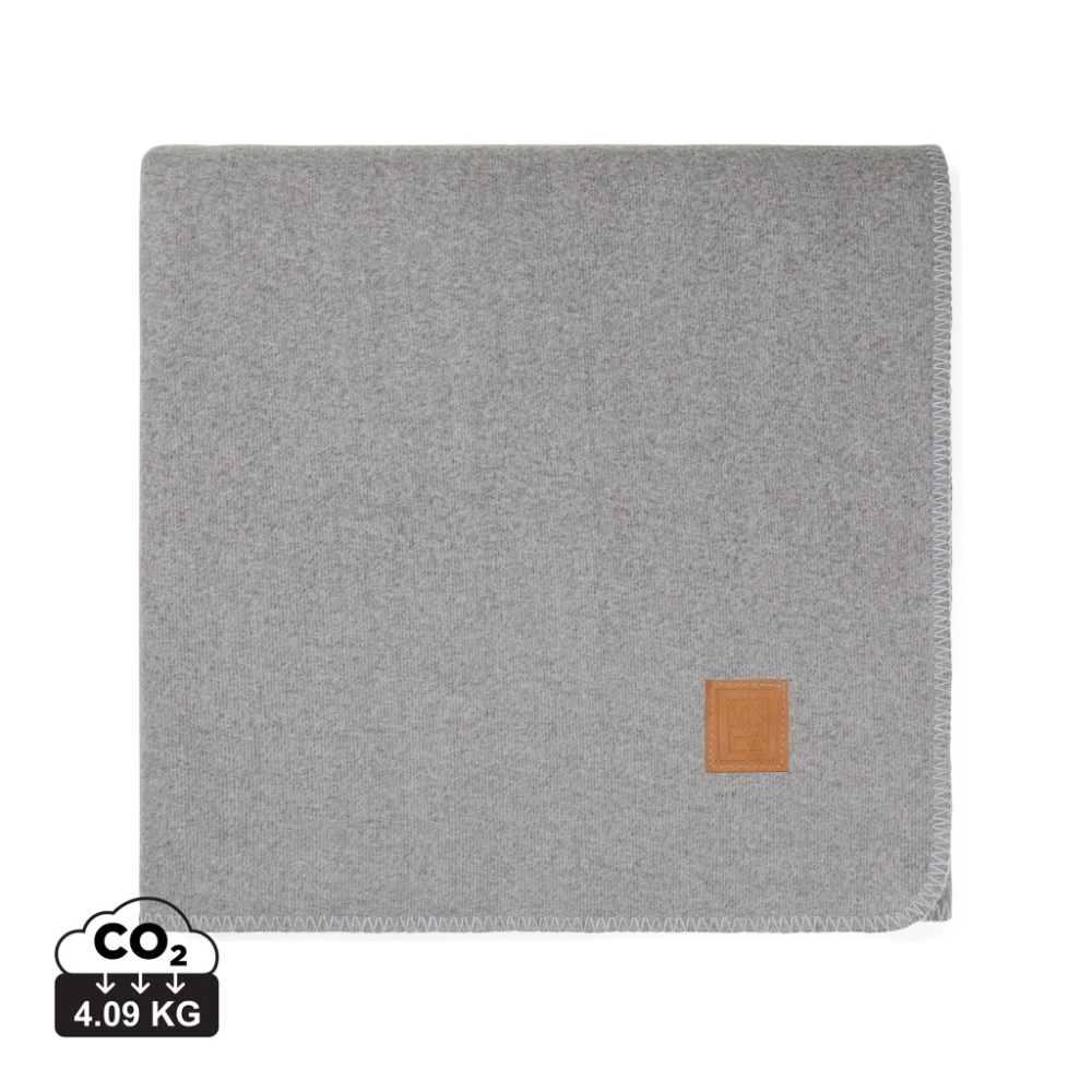 Logotrade promotional product picture of: VINGA Moulton GRS RPET blanket