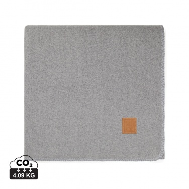 Logo trade promotional merchandise picture of: VINGA Moulton GRS RPET blanket