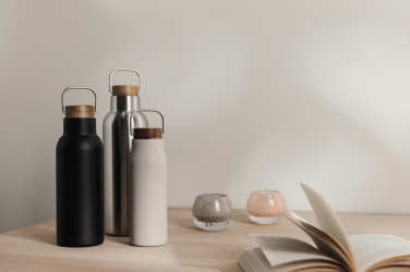Logo trade business gift photo of: VINGA Ciro RCS recycled vacuum bottle 580ml