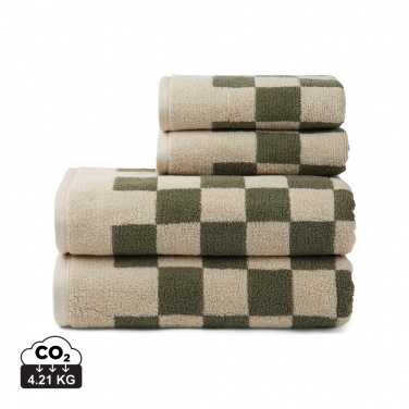 Logo trade advertising products image of: VINGA Elba OCS organic cotton towel, 4 pcs set