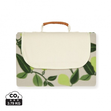 Logo trade promotional products image of: VINGA Daya GRS RPET picnic blanket