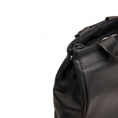 Logo trade promotional giveaway photo of: VINGA Bermond RCS recycled PU backpack