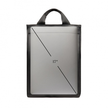 Logo trade promotional merchandise photo of: VINGA Bermond RCS recycled PU backpack