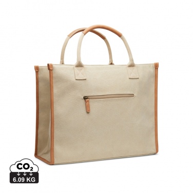Logotrade business gift image of: VINGA Bosler RCS recycled canvas office tote