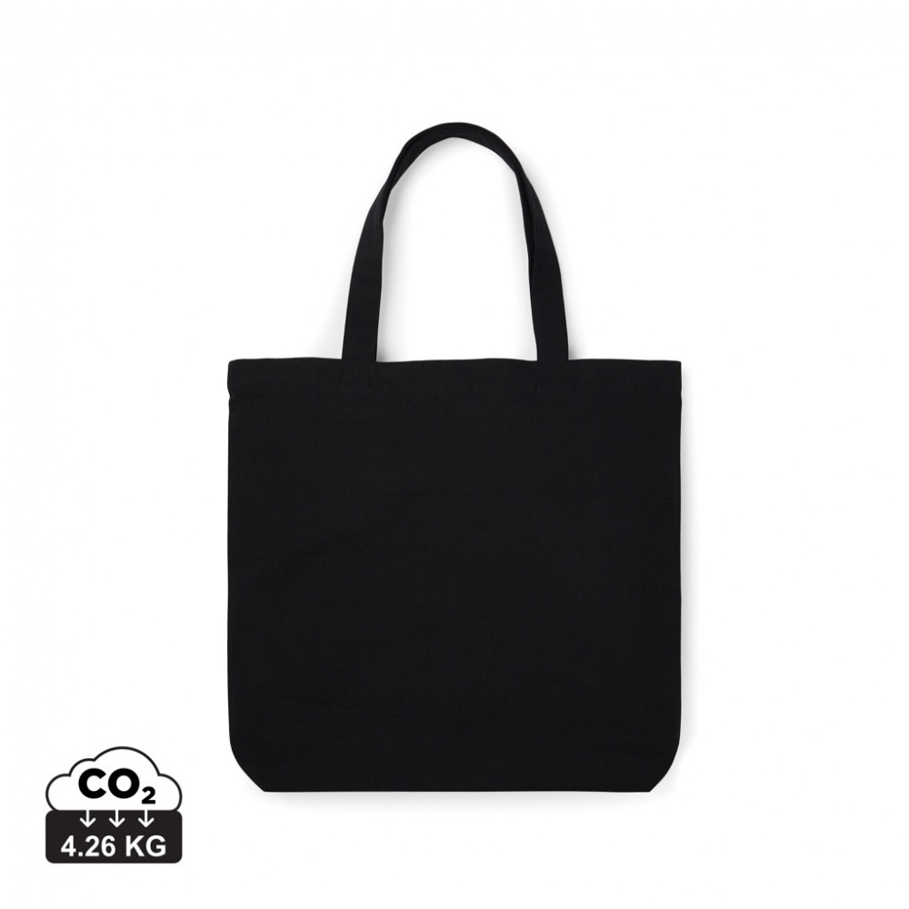 Logo trade promotional giveaway photo of: VINGA Hilo AWARE™ recycled canvas tote bag