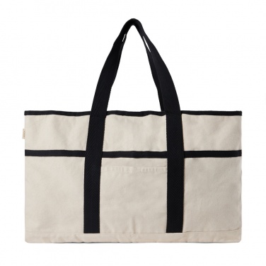 Logotrade promotional gift picture of: VINGA Volonne AWARE™ recycled canvas beach bag