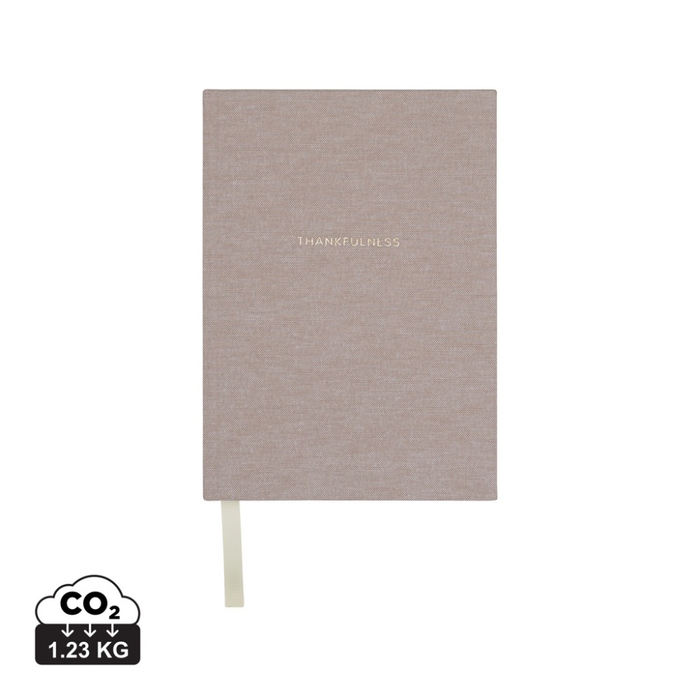 Logotrade corporate gift picture of: VINGA Thankfulness GRS recycled paper journal