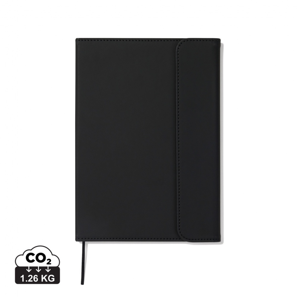 Logo trade promotional gift photo of: VINGA Baltimore GRS certified paper & PU notebook