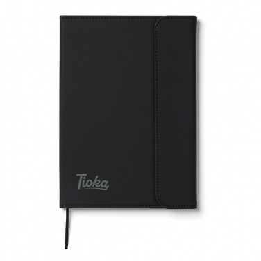 Logo trade promotional merchandise image of: VINGA Baltimore GRS certified paper & PU notebook