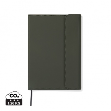 Logo trade business gifts image of: VINGA Baltimore GRS certified paper & PU notebook