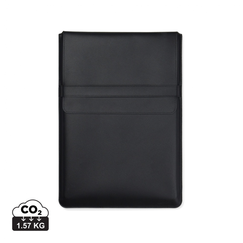 Logo trade advertising product photo of: VINGA Timo PU RCS RPET 16" laptop sleeve