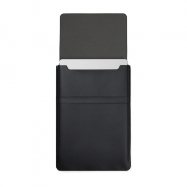 Logo trade promotional giveaway photo of: VINGA Timo PU RCS RPET 16" laptop sleeve